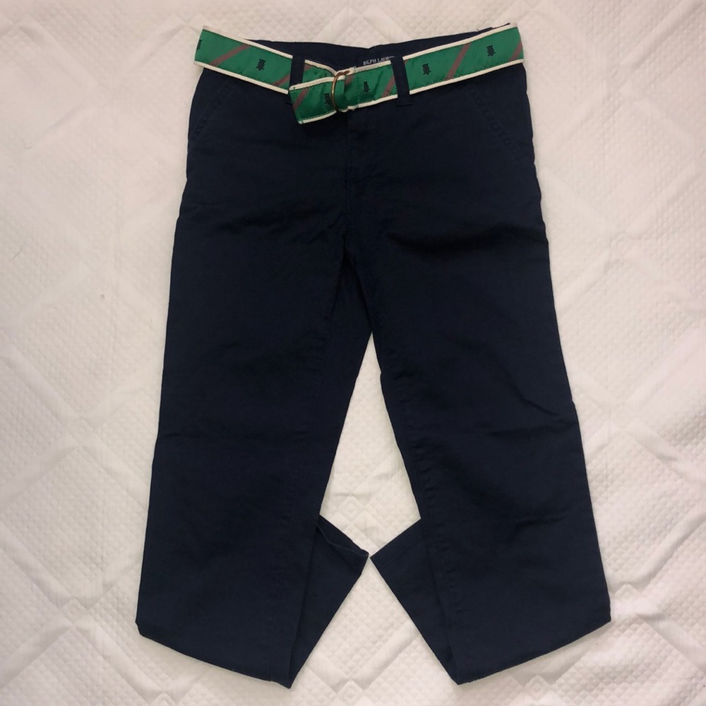 Ralph Lauren Navy Blue Twill Pants (girls)
